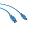 Kabel USB 3.0 Maclean MCTV-582 USB 3.0 A (M) - USB 3.0 A (M), niebieski 1,8m